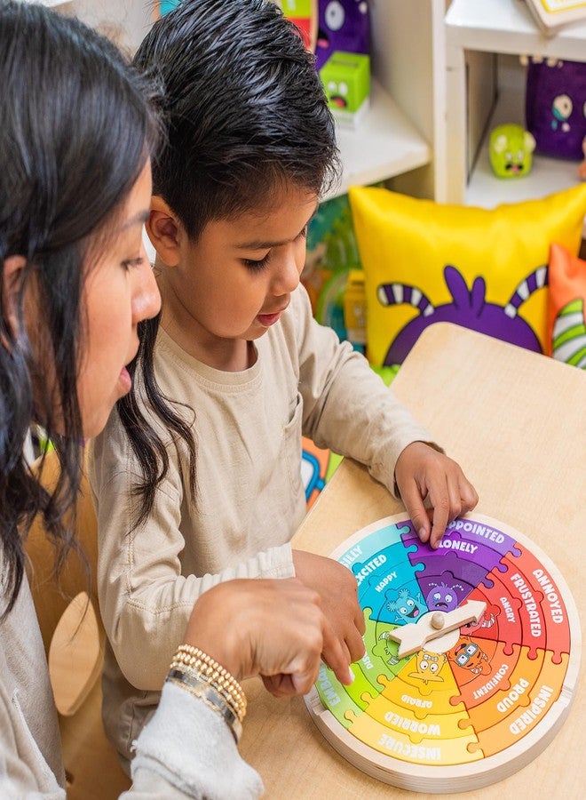 Open The Joy - My Emotions Wheel: Emotional Intelligence, Mindfulness, and Learning Toy for Kids Ages 3 and Up - Image 3